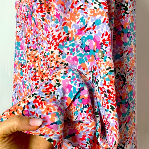 100% Silk TRISTAN colourful shirt - Picture 4 of 8